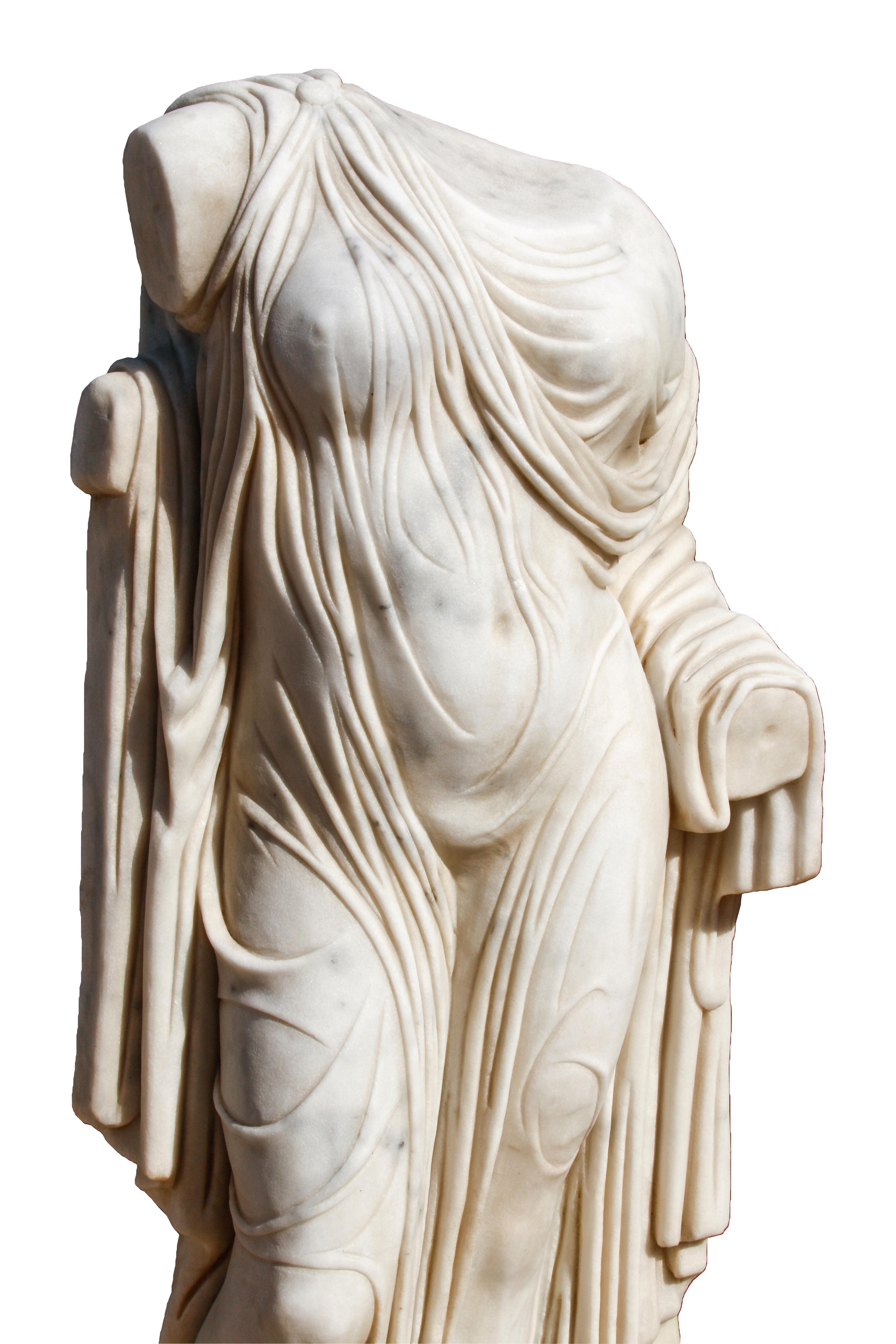 An Italian Marble Torso of a Woman