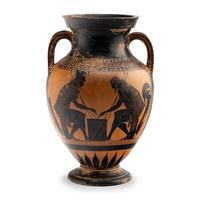 An Attic Style Black-Figure Amphora