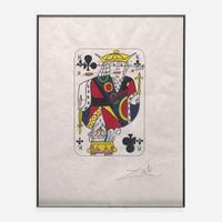 Salvador Dalí (Spanish, 1904-1989) Playing Cards (Ace, King, Queen and Jack of Clubs)