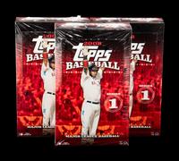 A Group of Three Unopened Hobby Boxes of 2008 Topps Series One Baseball Cards