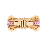 RETRO, ROSE GOLD, RUBY, AND DIAMOND CONVERTIBLE DRESS CLIPS