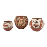Zia Polychrome Pottery Bowls