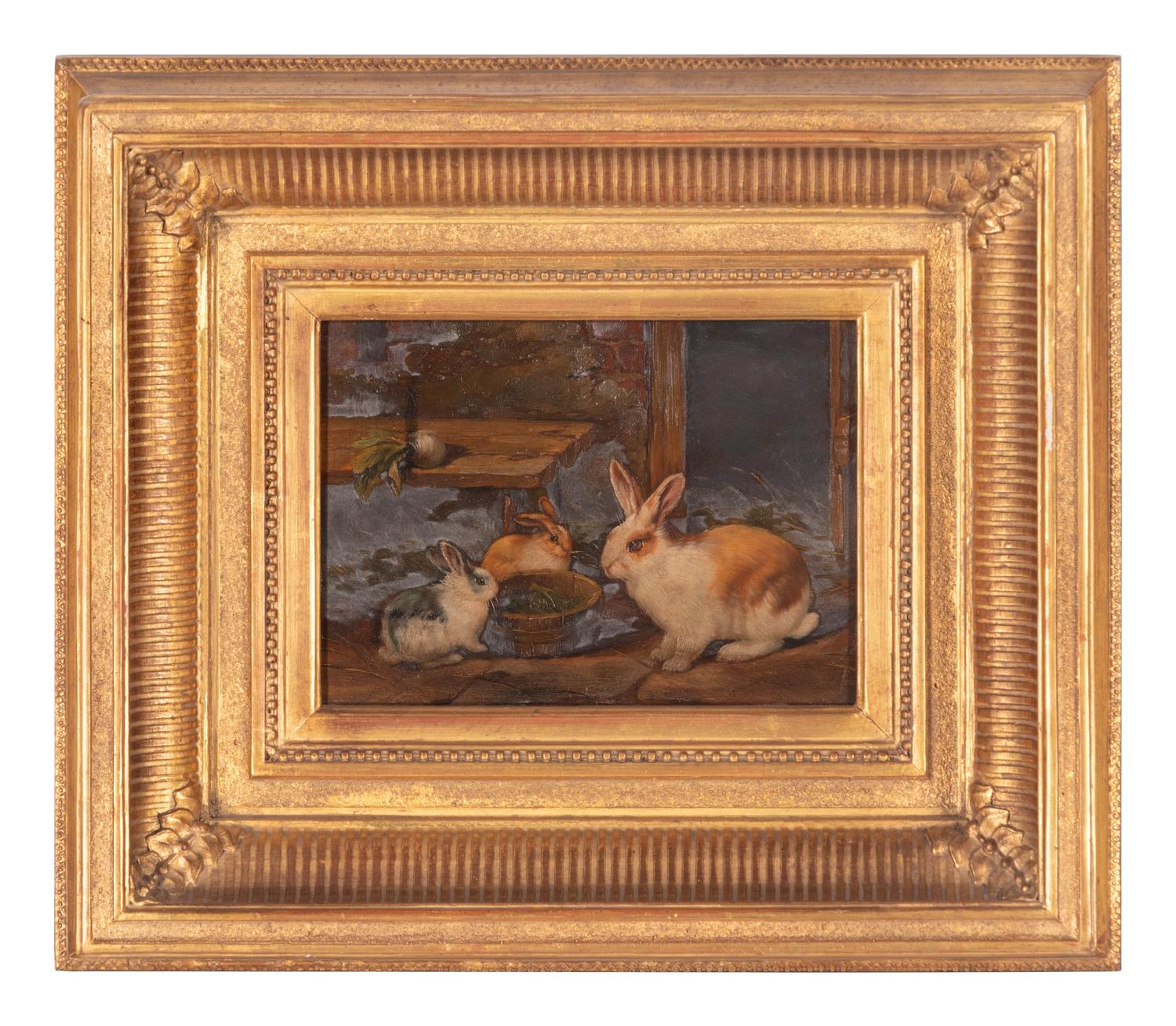 Sheep and Rabbits (a pair of works)