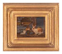 Sheep and Rabbits (a pair of works)