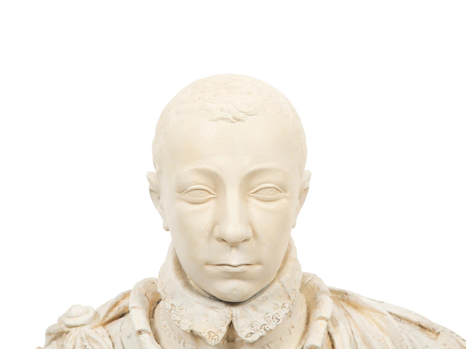 A Composition Bust of Charles IX of France