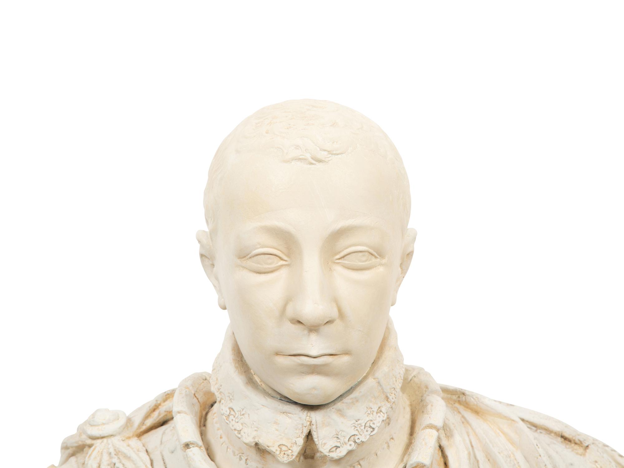 A Composition Bust of Charles IX of France