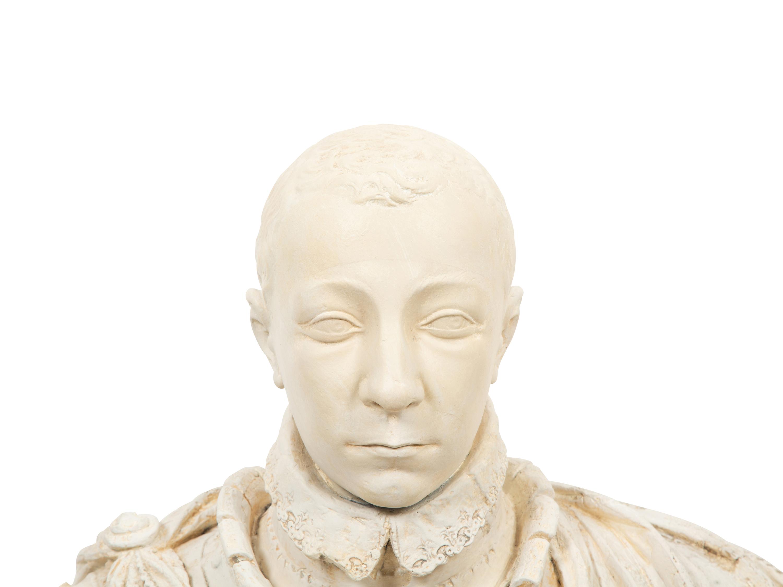A Composition Bust of Charles IX of France