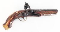 An Antique Flintlock Pistol Length 11 3/4 inches.