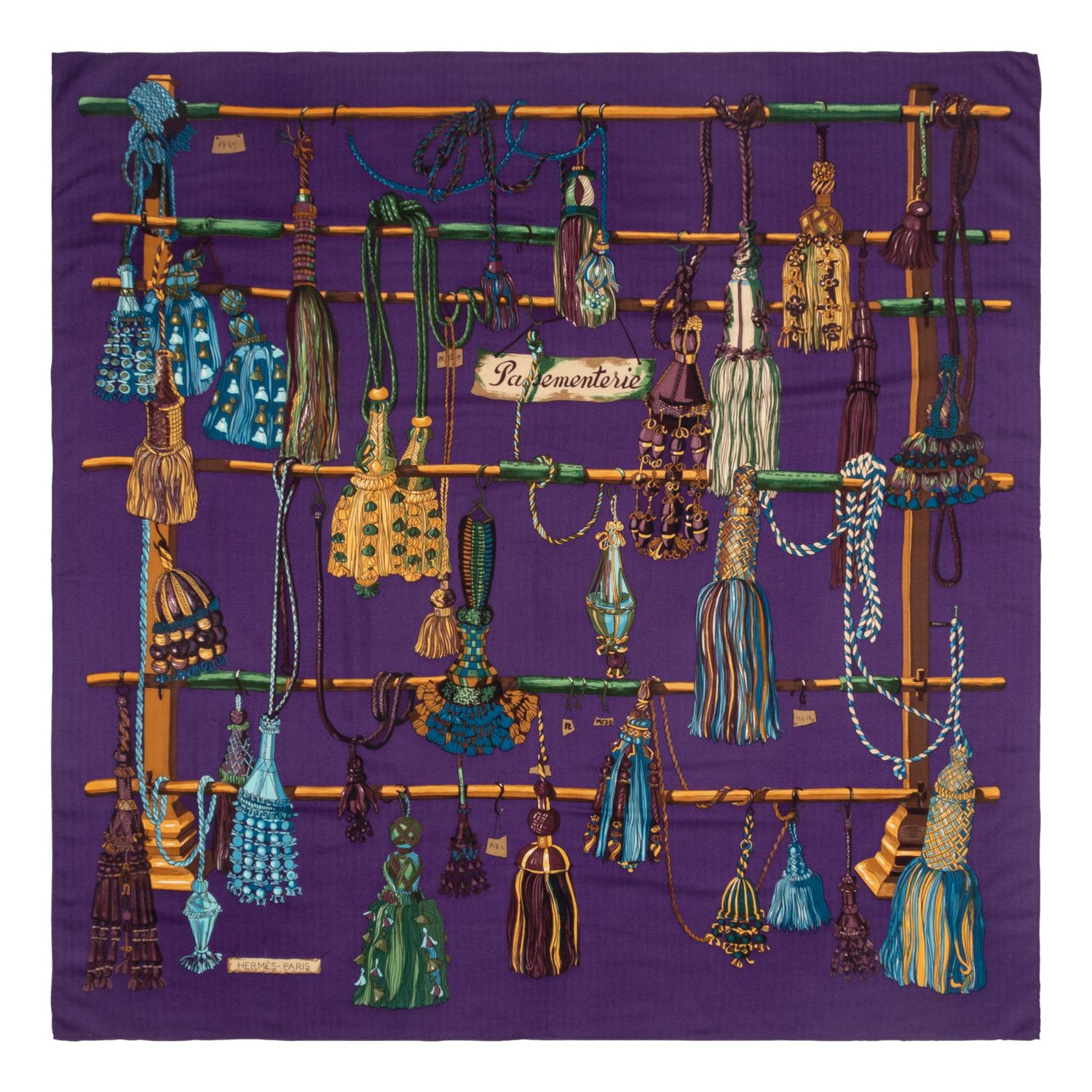 Hermes Purple Shawl