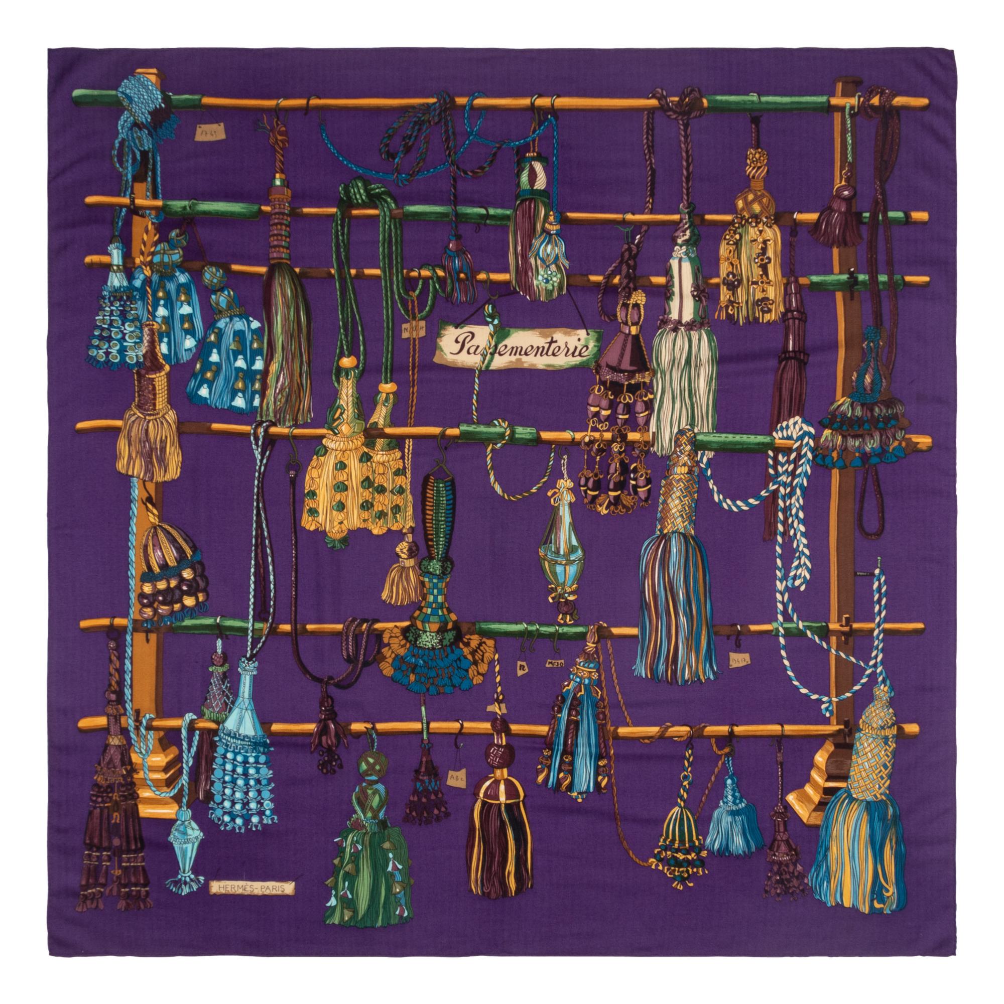 Hermes Purple Shawl