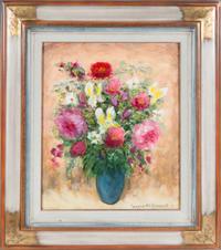 Harold McDundyer, (20th century), Iris et roses de juillet