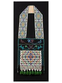 Potawatomi Loom Beaded Bandolier Bag