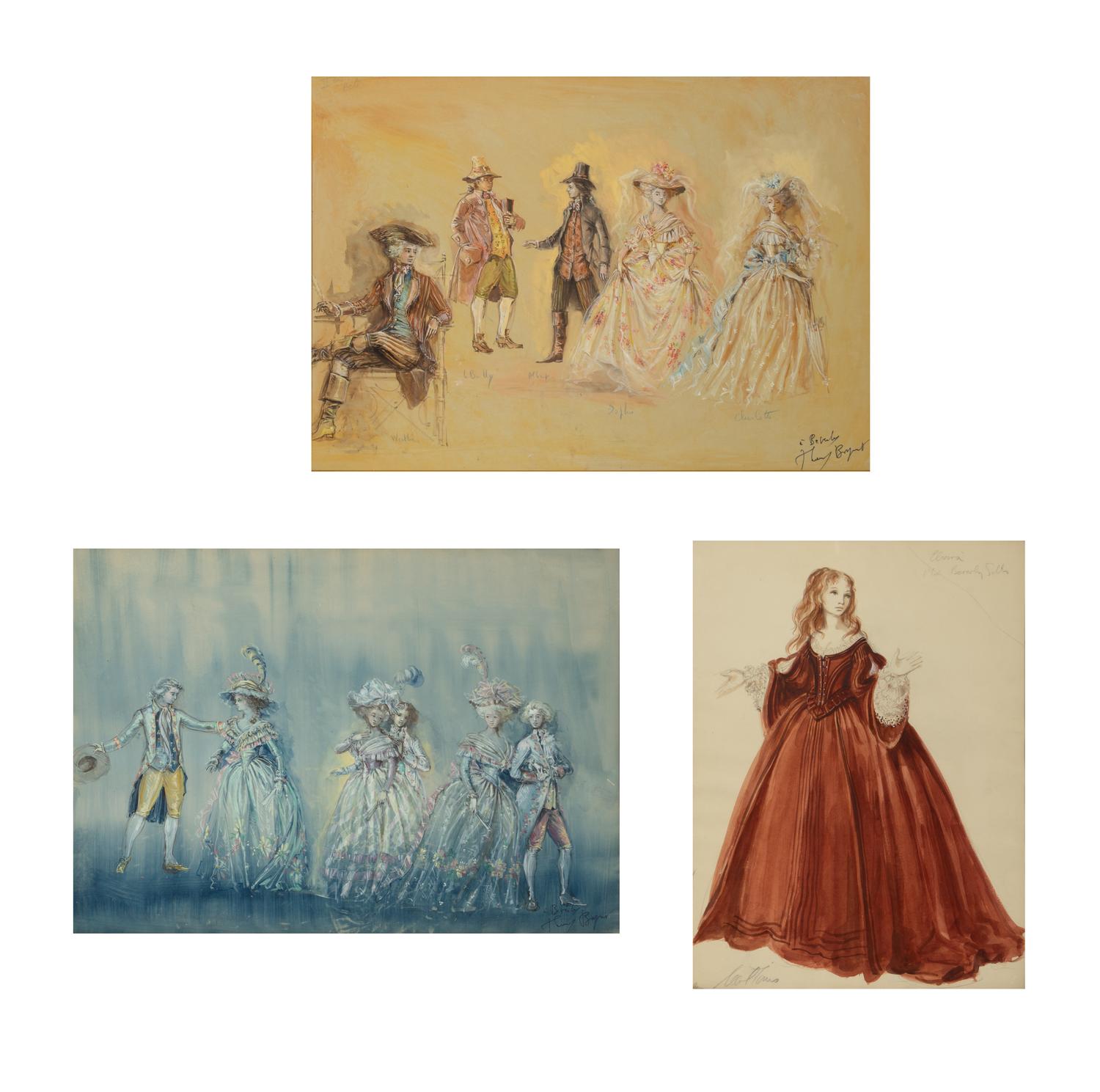 Costume Illustrations (three works)