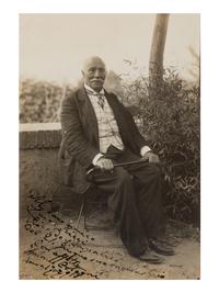[19TH AND 20TH-CENTURY OPERA SINGERS]. A group of 8 photographs, cabinet photographs, cartes de visite, or photographic postcards of opera singers from the 1890s-1900s, most signed, comprising images of: