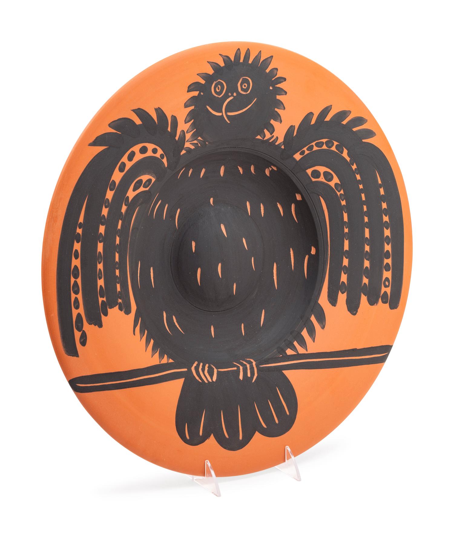 Hibou noir perché (A.R. 398)