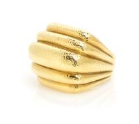 An 18 Karat Yellow Gold Ring, David Webb, 21.40 dwts.