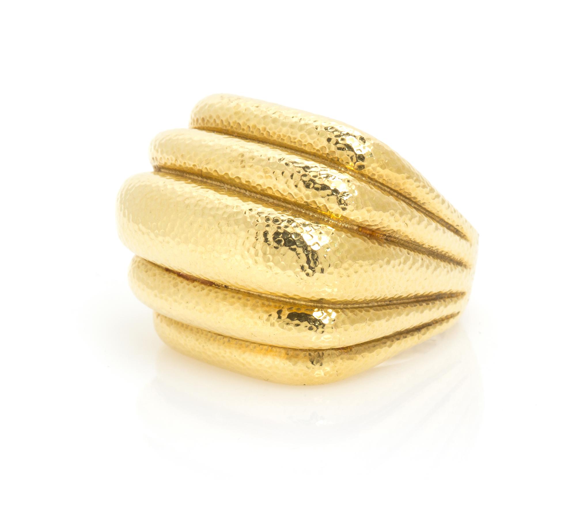 An 18 Karat Yellow Gold Ring, David Webb, 21.40 dwts.