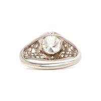 EDWARDIAN, PLATINUM AND DIAMOND RING
