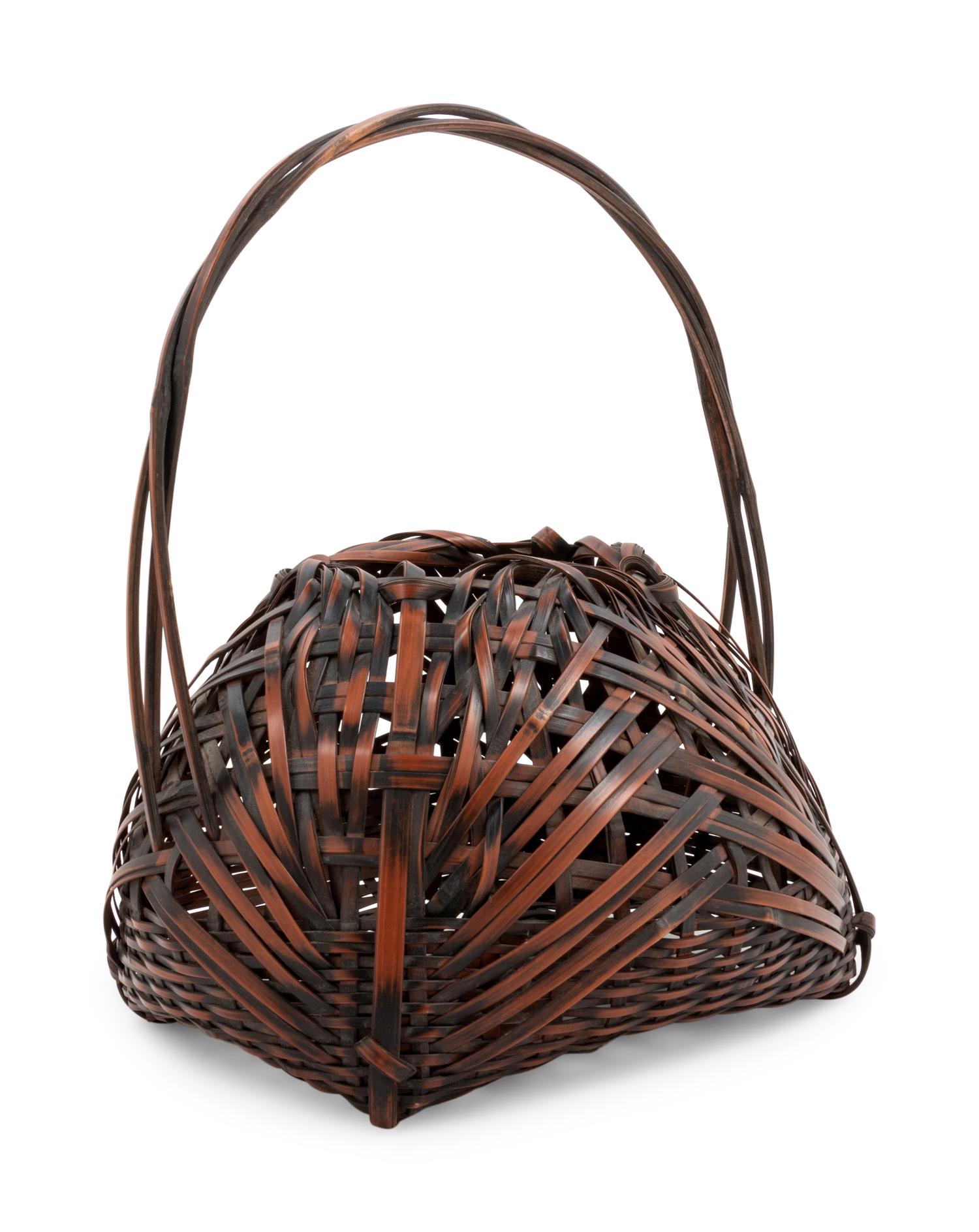A Bamboo Flower Arranging Basket