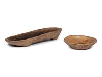 A Mesquite Trencher and Dough Bowl