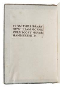 [MORRIS, William, his copy] -- [KELMSCOTT PRESS]. MORRIS, William (1834-1896). Gothic Architecture: A Lecture for the Arts and Crafts Exhibition Society . Hammersmith: The Kelmscott Press, 1893.