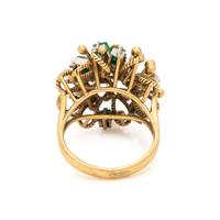 Yellow Gold and Emerald Ring
