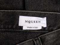 McQueen, Grey Denim Bondage Jeans, 2024