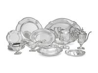 An American Silver St. George Table Service