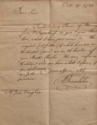 [Franklin, Benjamin] Franklin, Benjamin. Autograph Letter, signed