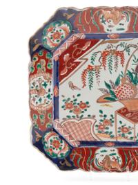 A Pair of Japanese Imari Porcelain Plates