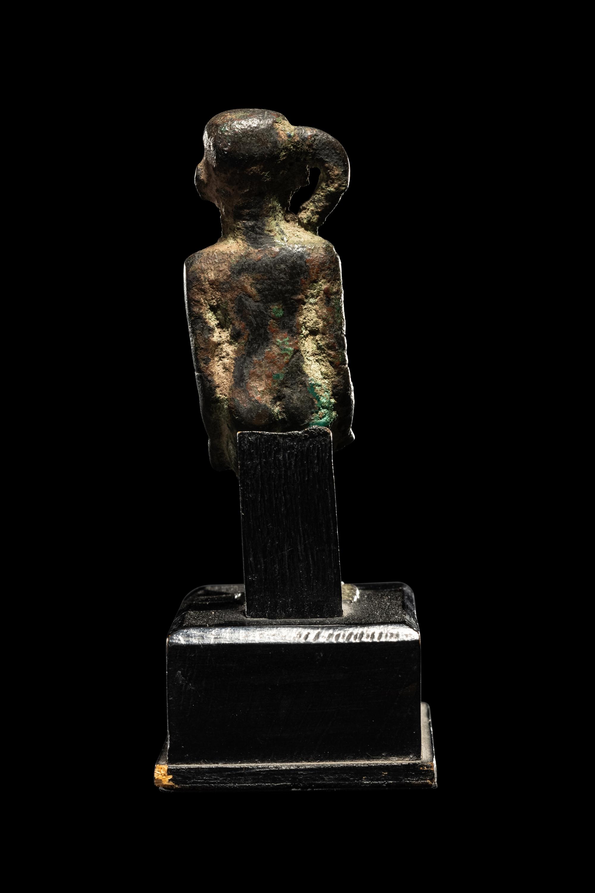 An Egyptian Bronze Harpocrates