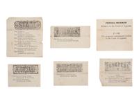 [DOUGLASS, Frederick (1818-1895)]. New York Republican Electoral College ticket for 1872 featuring Frederick Douglass's name at top.