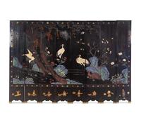 A Chinese Large Eight-Paneled Coromandel Lacquered Floor Screen