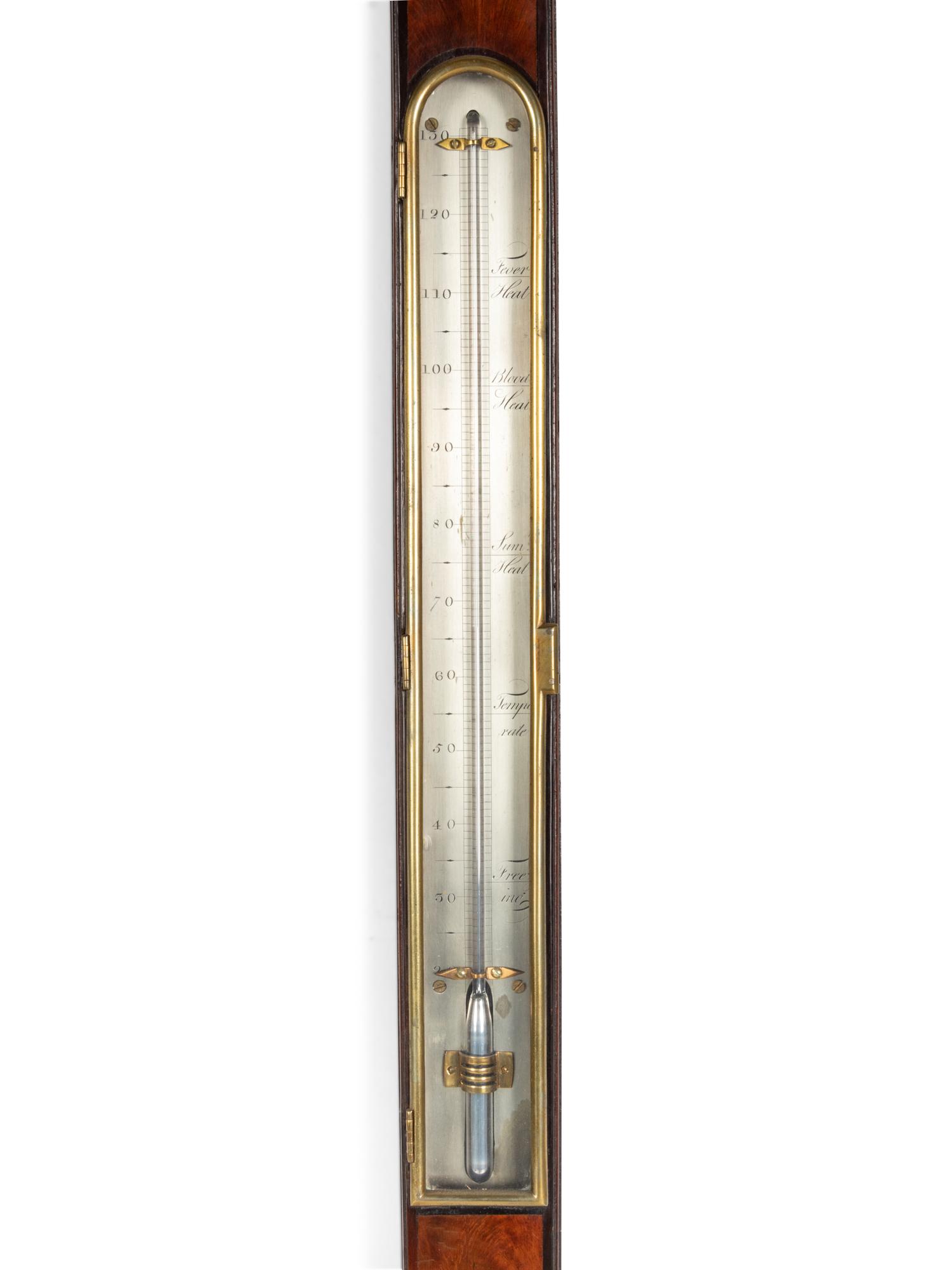 An Regency Mahogany Stick Barometer