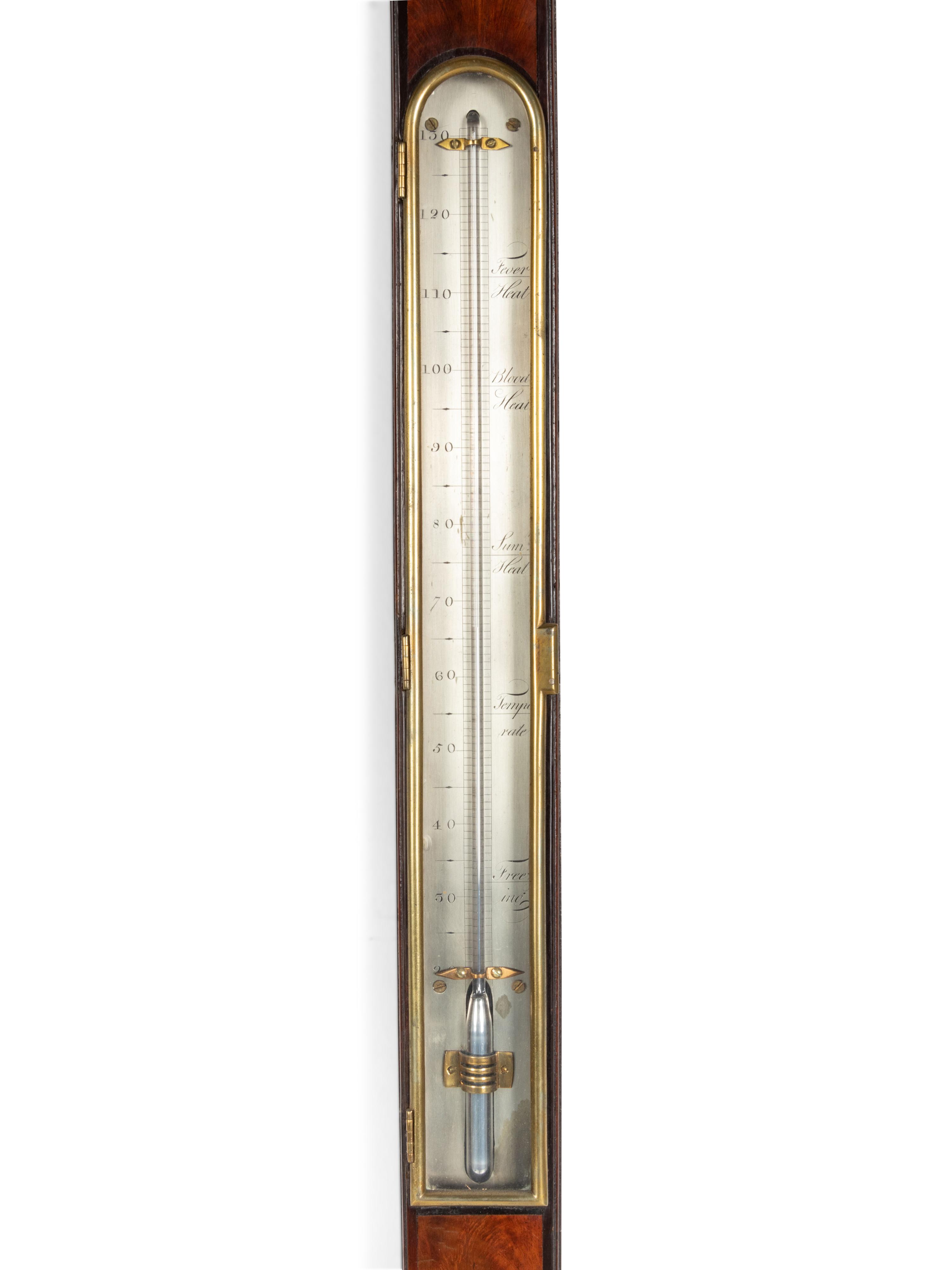 An Regency Mahogany Stick Barometer
