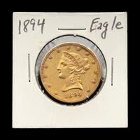 An 1894 Liberty Head $10 Gold Coin