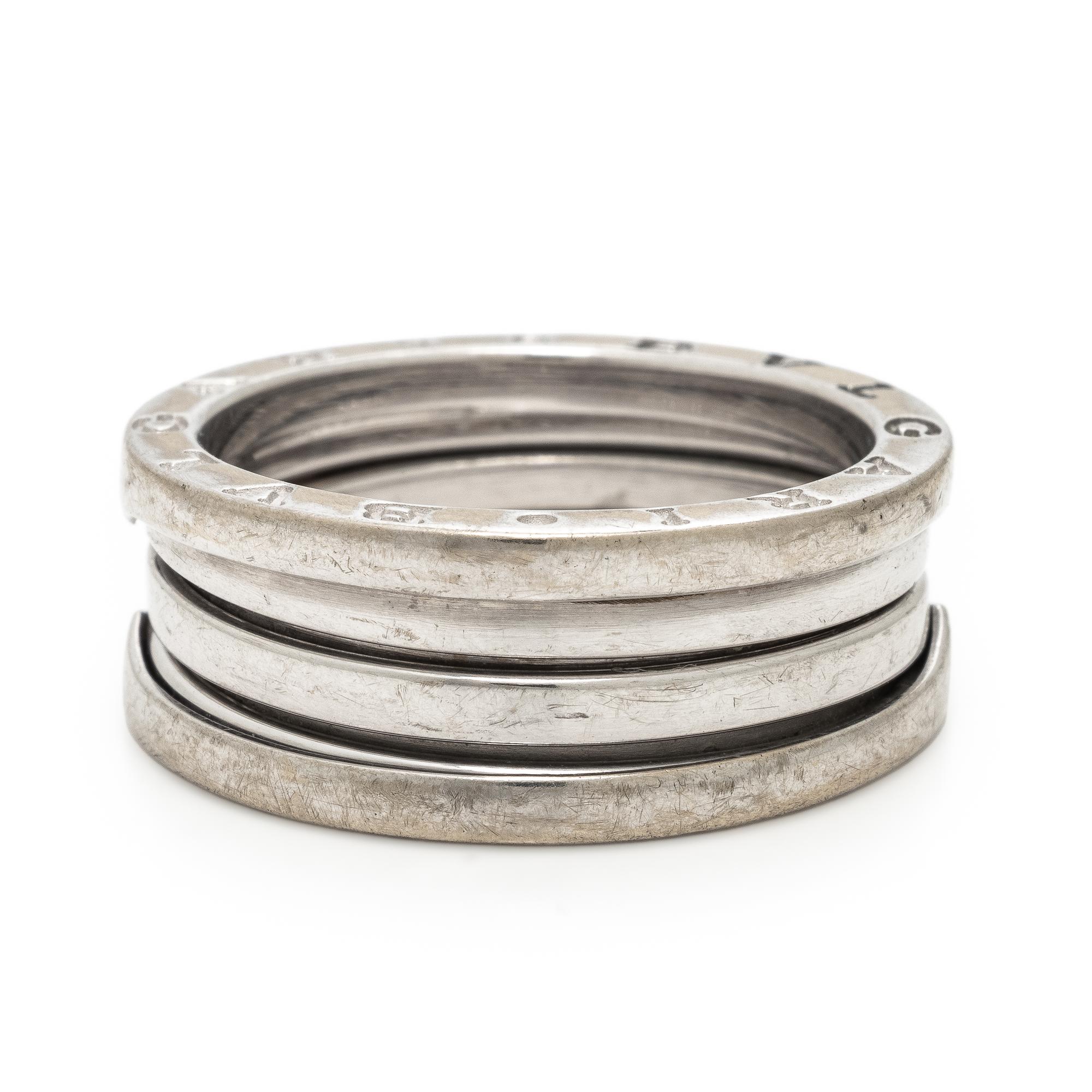 Bulgari, 'B.Zero1', White Gold Ring