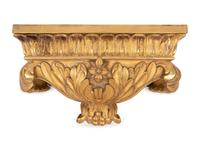 A Louis XV Style Carved Giltwood Wall Bracket