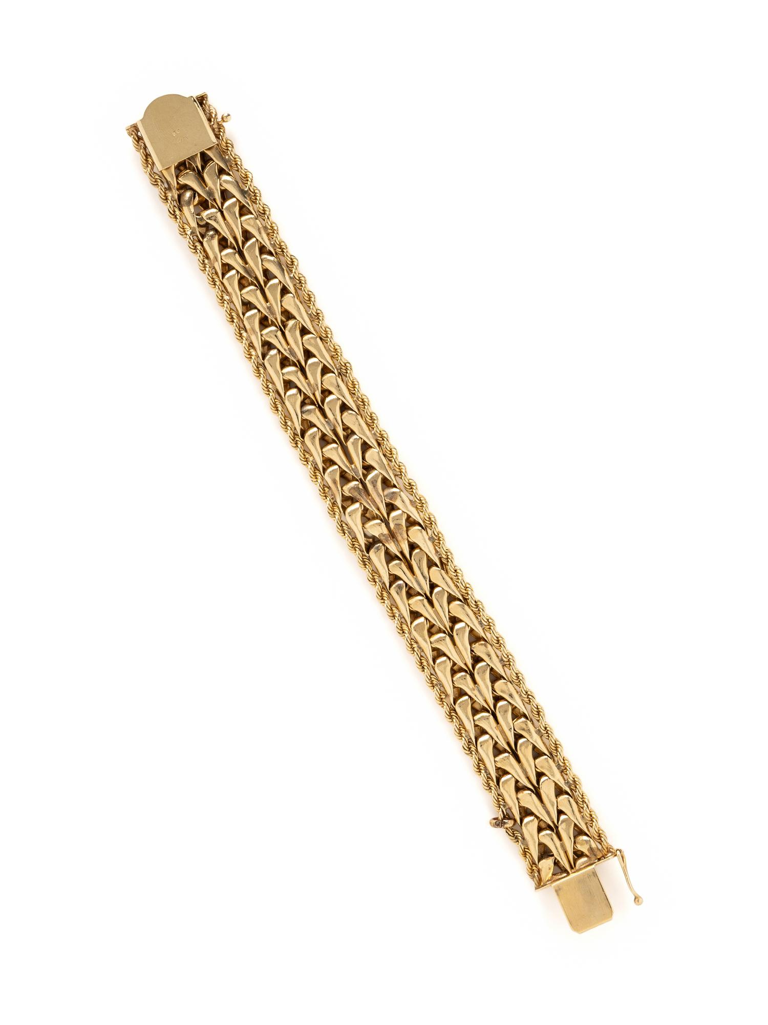 YELLOW GOLD BRACELET
