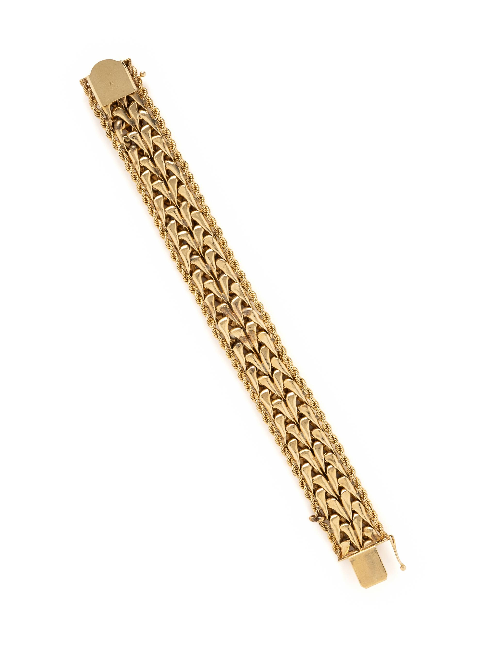 YELLOW GOLD BRACELET