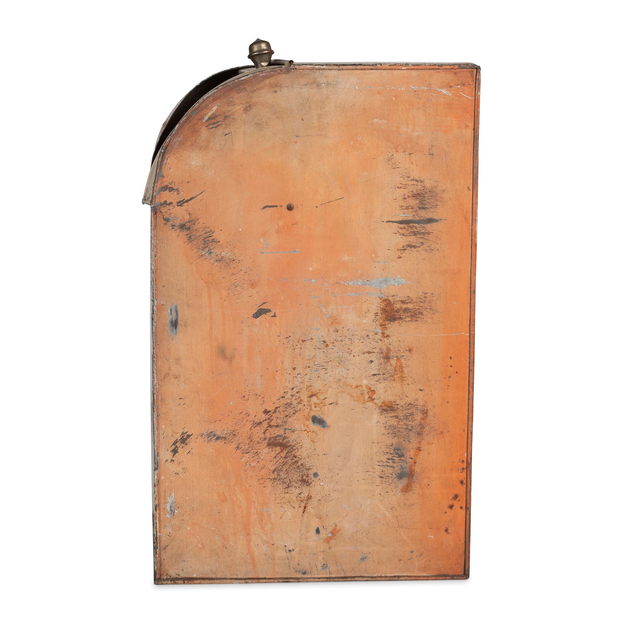 A Scull's Coffee Tin Advertising Bin