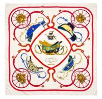 An Hermes 90cm Silk Scarf, 36"x36".