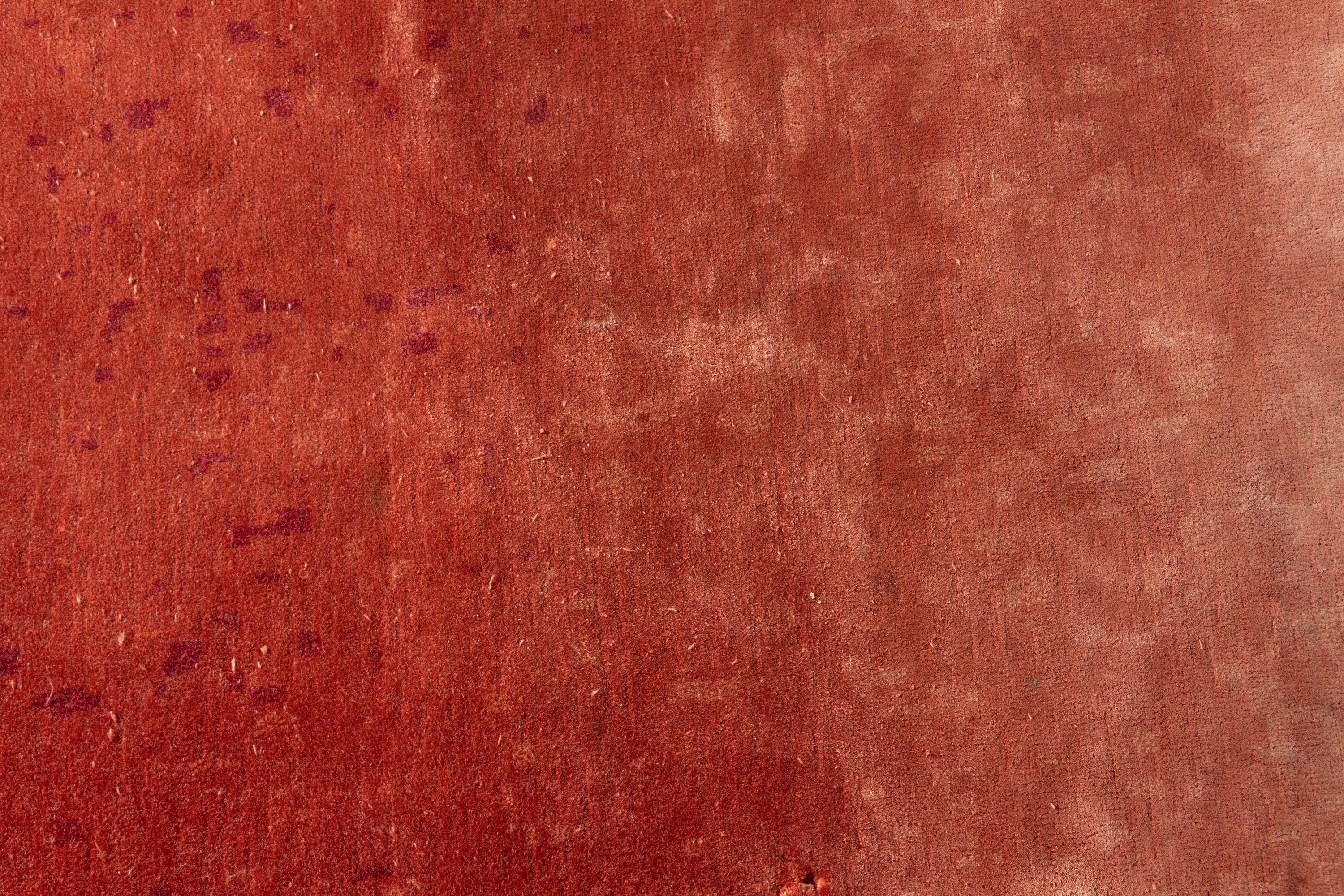 A Contemporary Silk Pile Rug Retailed by Fort Street Studio