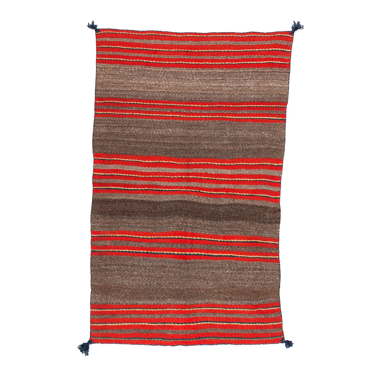 Navajo Diagonal Twill Saddle Blanket / Rug
