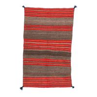 Navajo Diagonal Twill Saddle Blanket / Rug