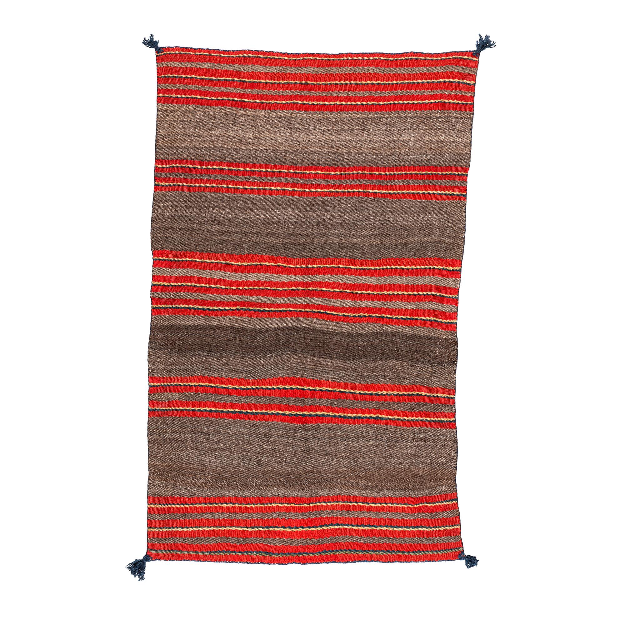 Navajo Diagonal Twill Saddle Blanket / Rug