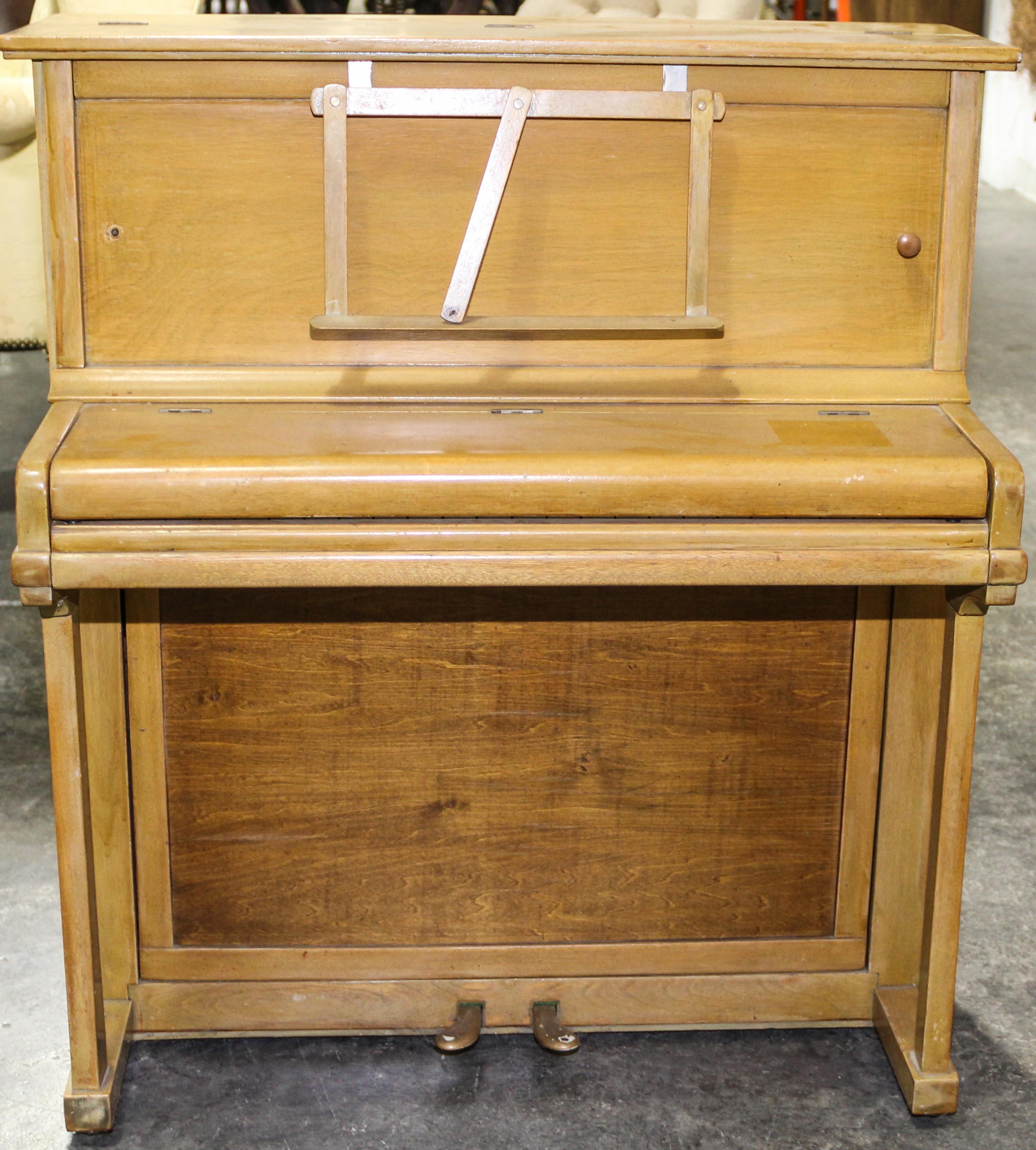 A Painted Child's Piano Height 28 1/2 inches. — FIRST HALF 20TH CENTURY