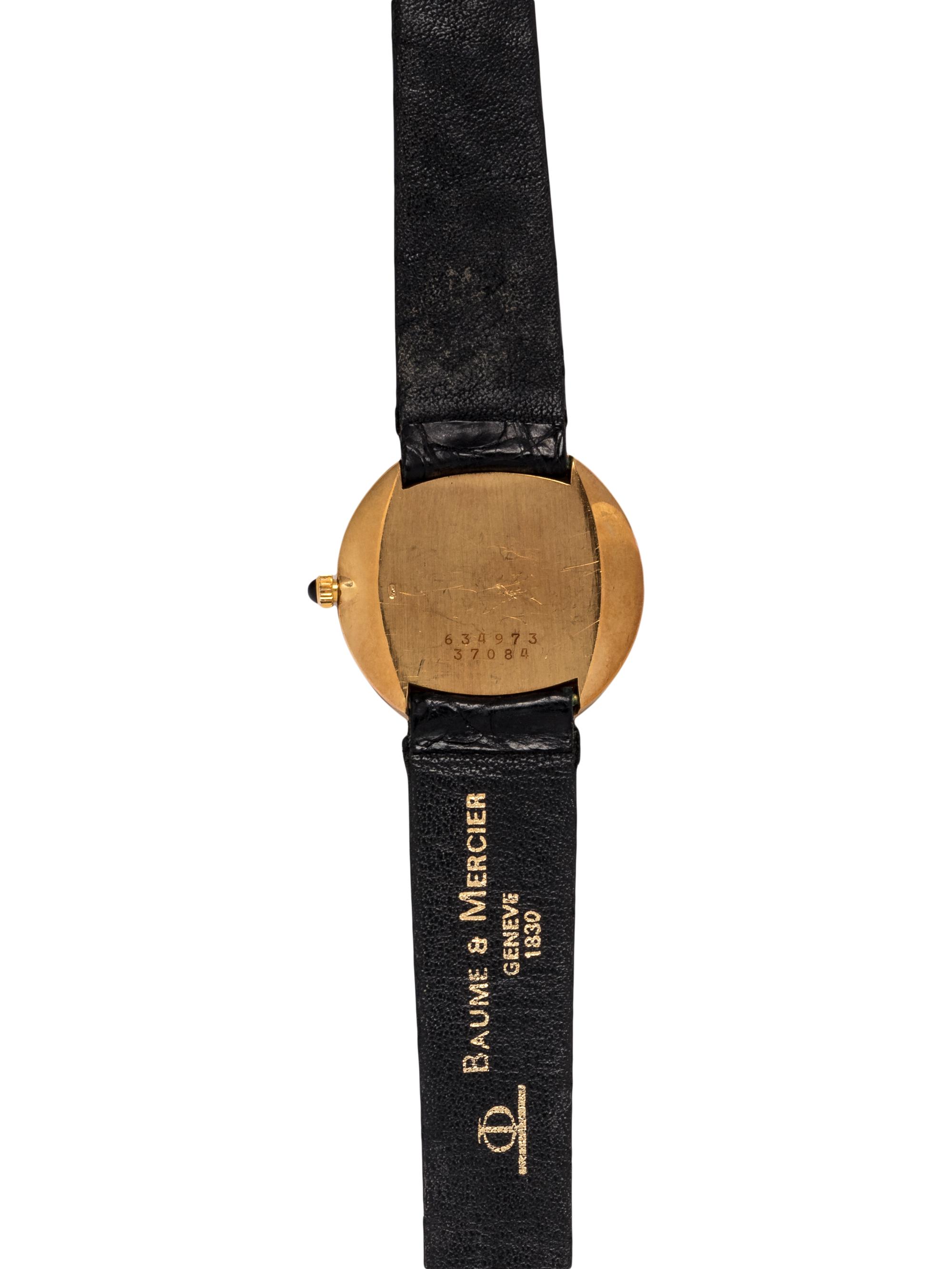 BAUME & MERCIER, 18K YELLOW GOLD WRISTWATCH