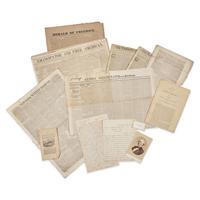 [African-Americana] Collection of 13 Autograph Letters, Newspapers, Pamphlets, and Ephemera Related to Abolitionism, ca. 1786-1863