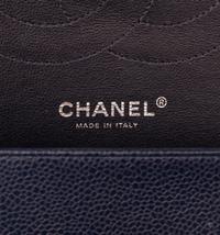 Chanel Navy Caviar Leather Flap Bag, 2011